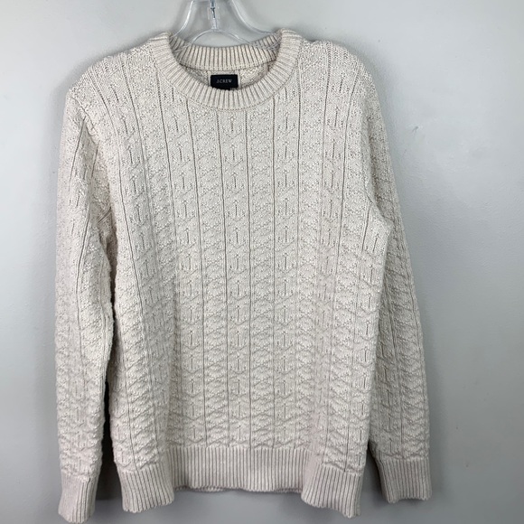 J. Crew Men's Cotton Anchor Crewneck Sweater NEW! - Picture 2 of 8